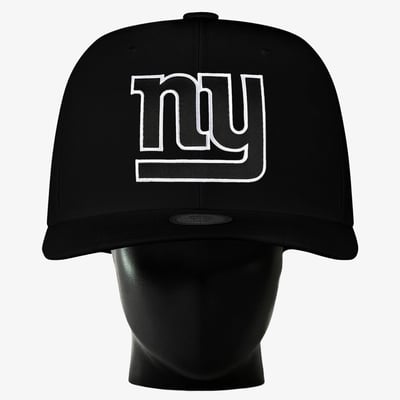 New York Giants Noggin Boss Unisex Big Hat - Black